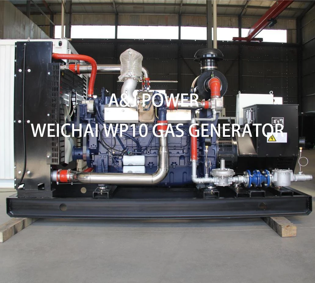 Weichai Wp10 Engine 150kw Natural Gas Generator with ISO9001 Approved