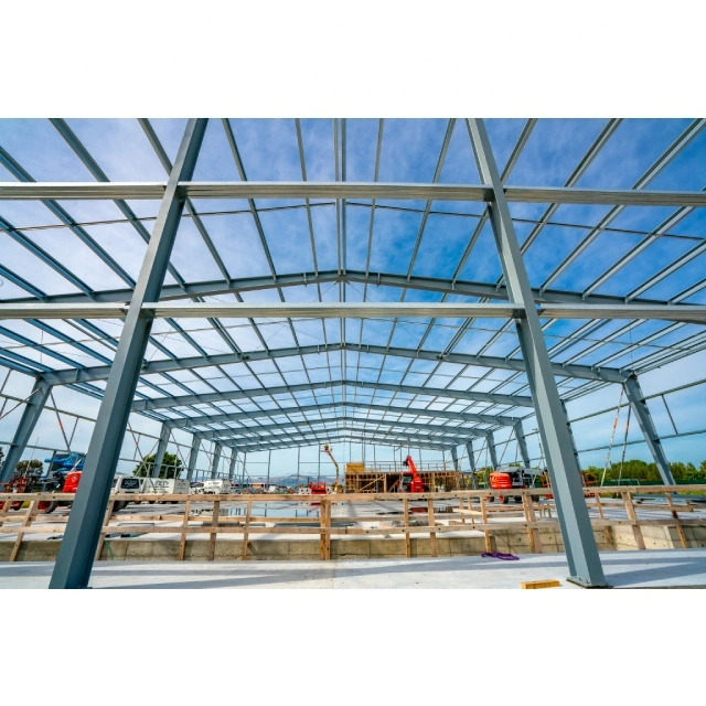 Pre Fabricated Light Steel Structure Building Outdoor Storage