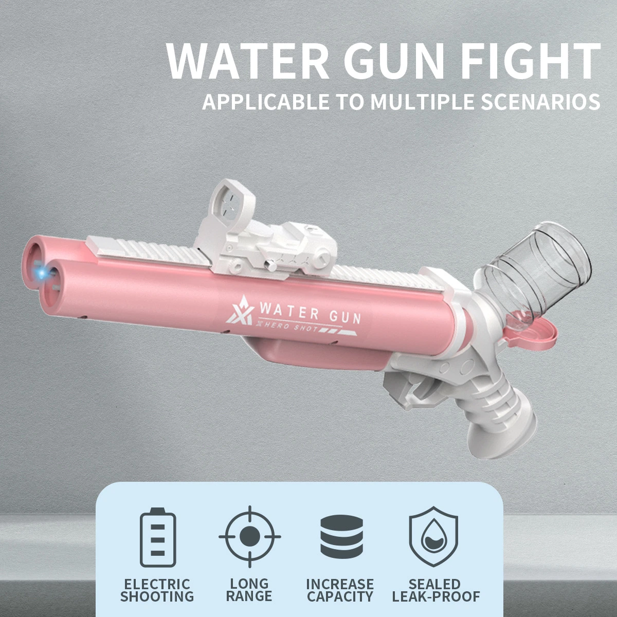 2023 Sniper Gun Electric Water Gun Water Pistol Gun with Double Water Column