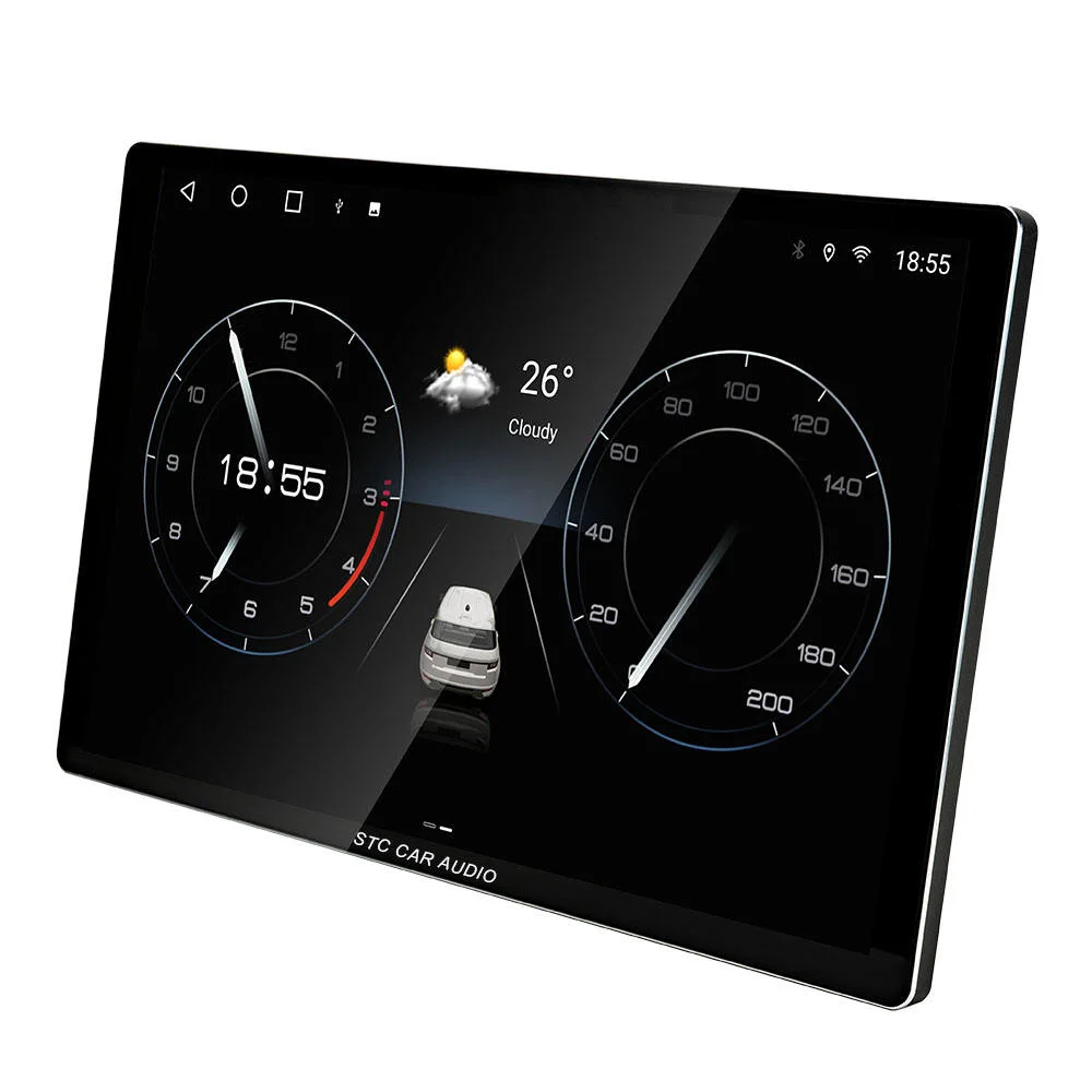 Nueva llegada de 13 pulgadas de pantalla de lujo extra grande 8+128g 1920*1200 HD 1080P Pantalla auto-radio 2 DIN Android GPS para coche reproductor de DVD Video