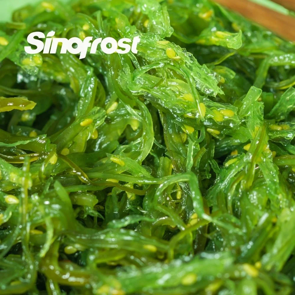 Brc/Halal Certified Frozen Seasoned Seaweed Salad, Frozen Seasoned Wakame Salad Japanese Sushi Food Supplier