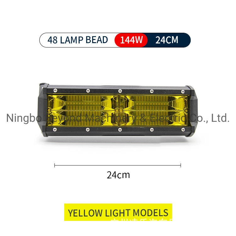 6inch 18W Truck Light ATV Light LED Work Light Bar Straight Car LED Autolamp with Spot Flood Beam