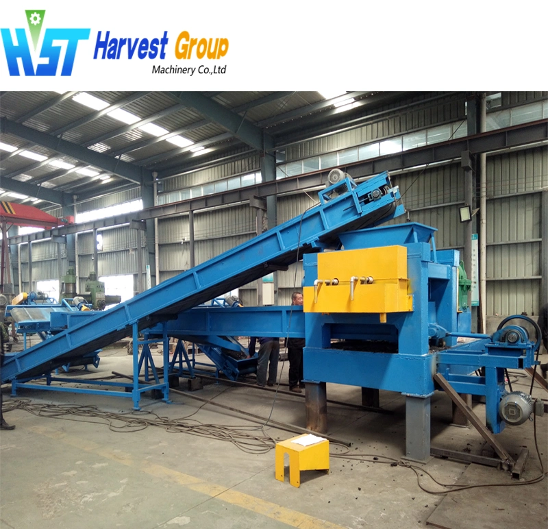 Tire Recycling Tyre Shredder Machine for Process Used Tyres to Rubber Powder