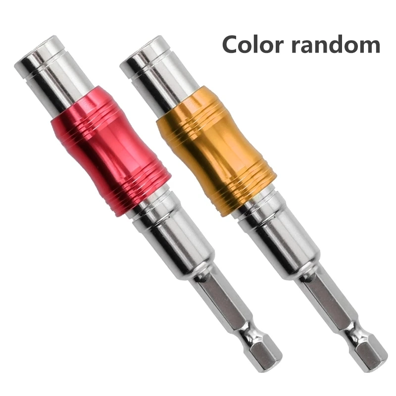 Multi-Angle Bit Extension Rod Adapter Strong Magnetic Electric Screwdriver Hexagon Handle 6.35mm Quick Release Self-Locking Extension Rod