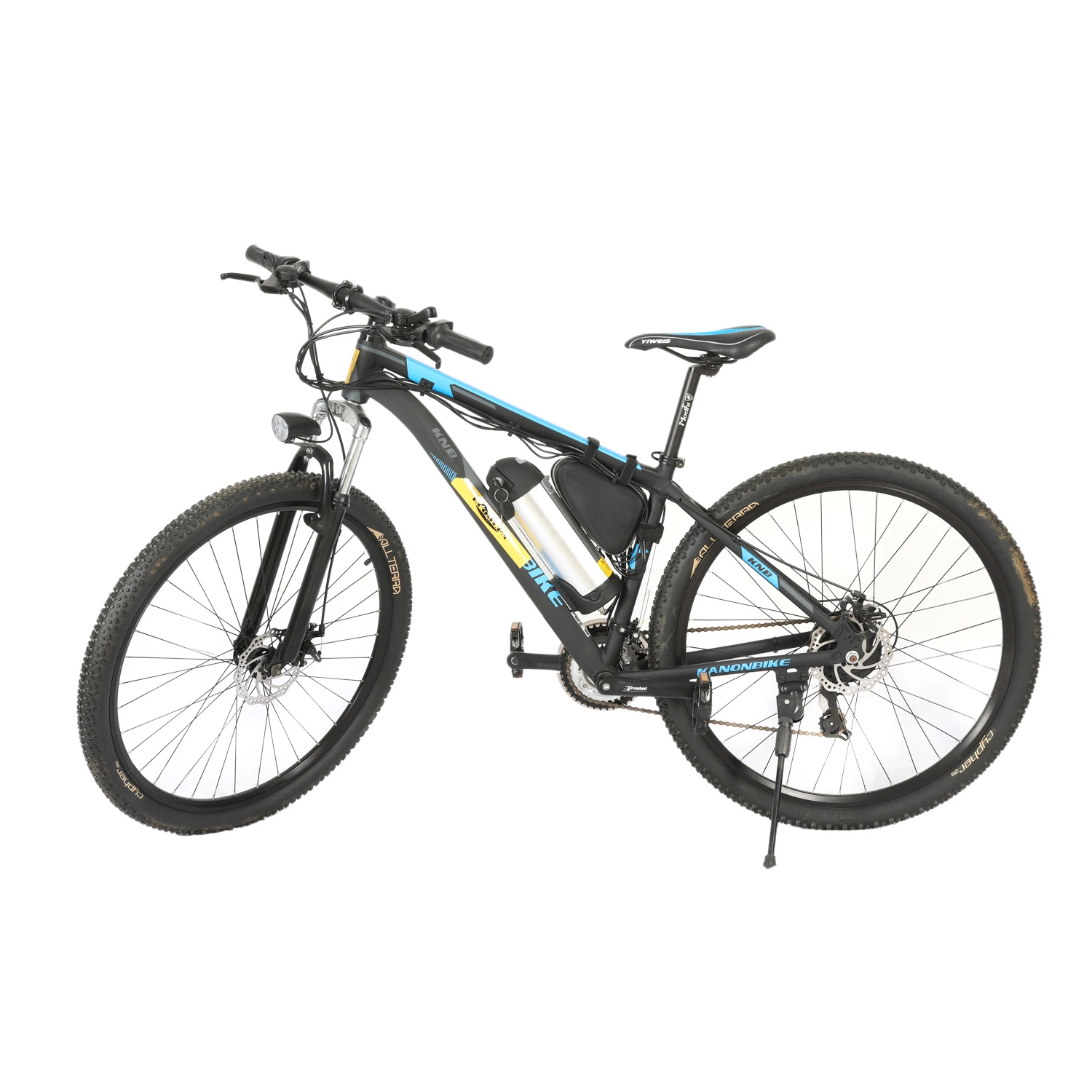 26" de aluminio de gran hombro montaña bicicleta Bicicleta Carretera de la ciudad de plegado hidráulico mecánico 48V 10Ah batería 350W