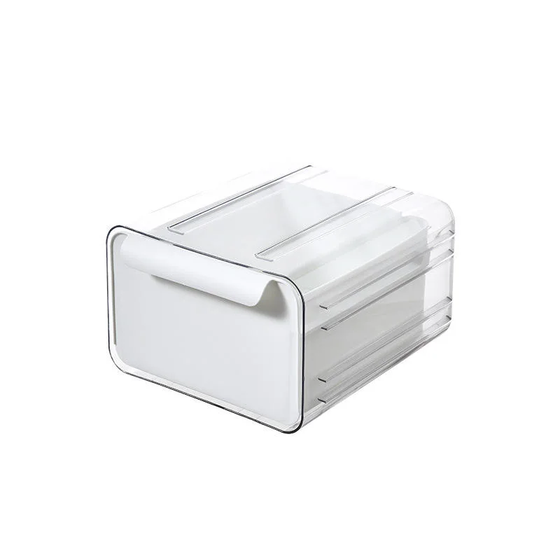 Frutas Verduras cocina Pet transparentes de plástico+PP Contenedor apilable Caja de almacenamiento frigorífico frigorífico cajón organizador