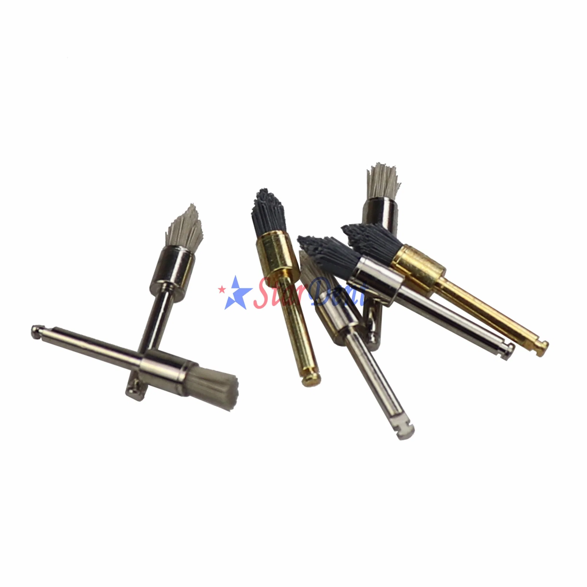 Dental Material China Supply Dental Alumina Polishing Polishers Brush Flat Latch Prophy Brushes