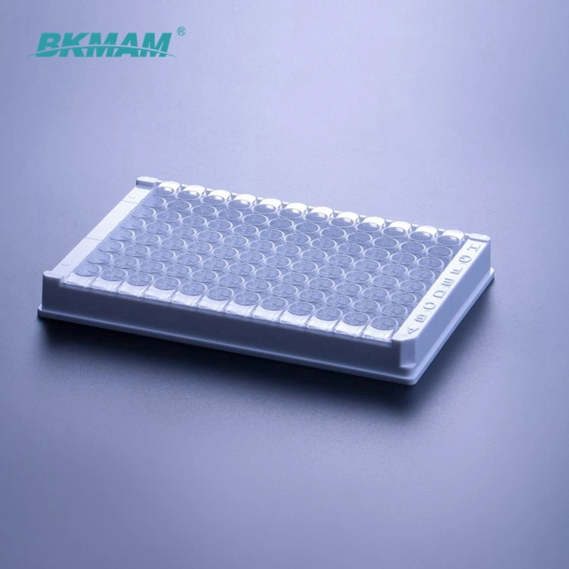 Laboratory Supplies Transparent Well Polystyrene Elisa Plate 96 Well