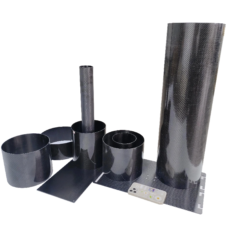 Light Weight Direct Manufacturer Industrial Custom Full Carbon Fiber Round Tube Pipe