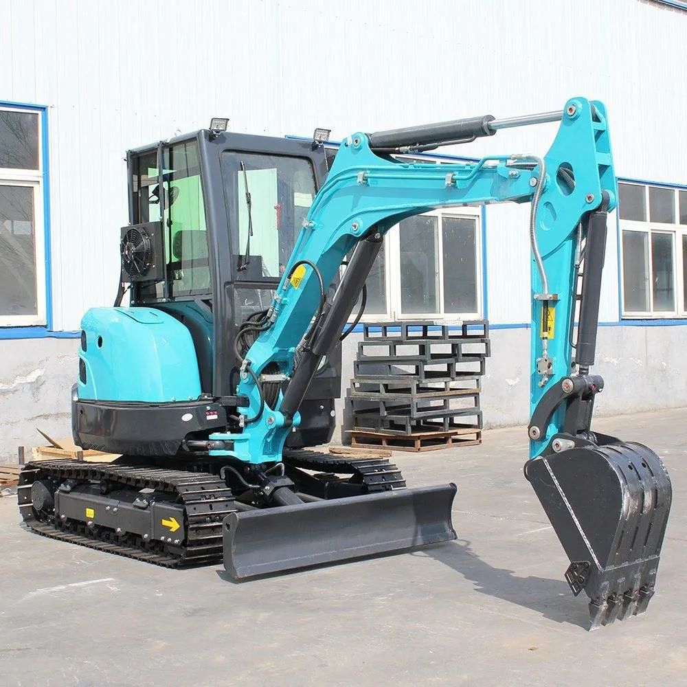 Qilu 2.5 Ton Construction Equipment Mini Crawler Excavator Mini Hydraulic Construction Diggers Farming Machinery