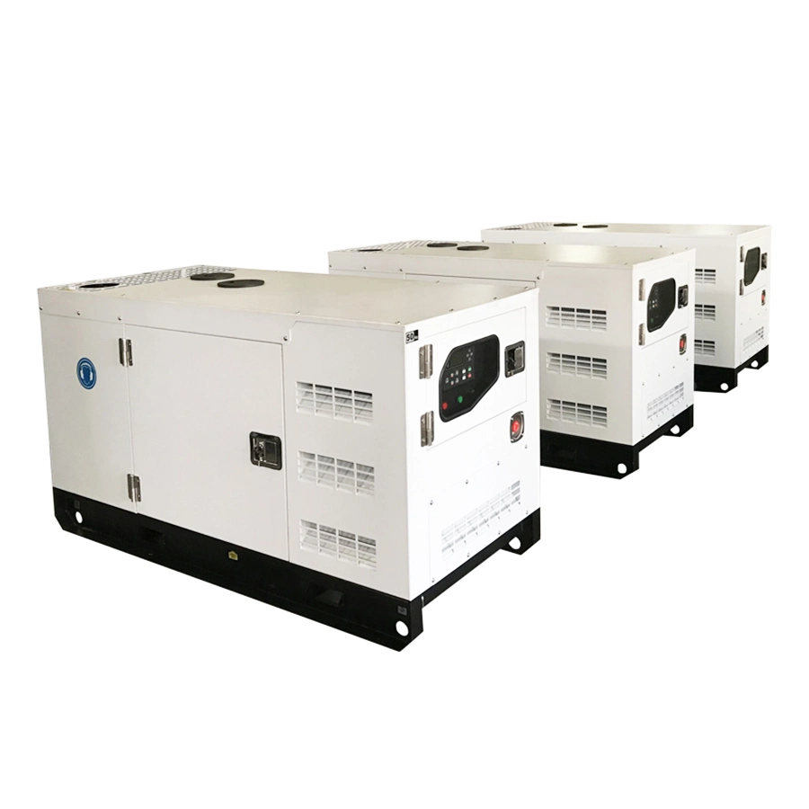 AC Silent Diesel Fuel Standby Generator 15kVA 12kw Generating