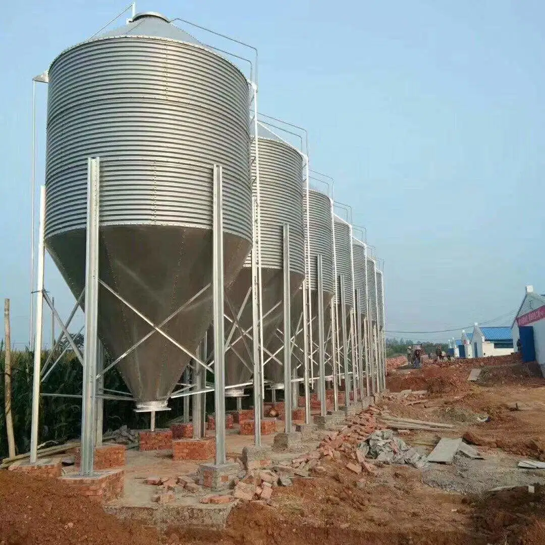 Venda a quente Farm Usado por imersão a quente Anti-Rust Anticorrosão Trigo durável Silo de milho System