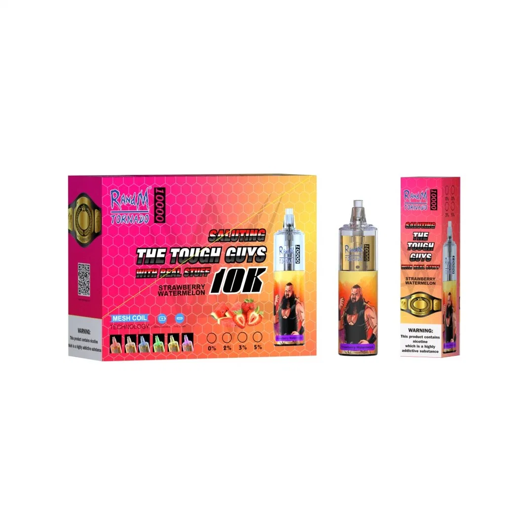 Randm Tornado 10000 Puffs einmal-Vape Pen 10K Puff Wiederaufladbar E Zigarette