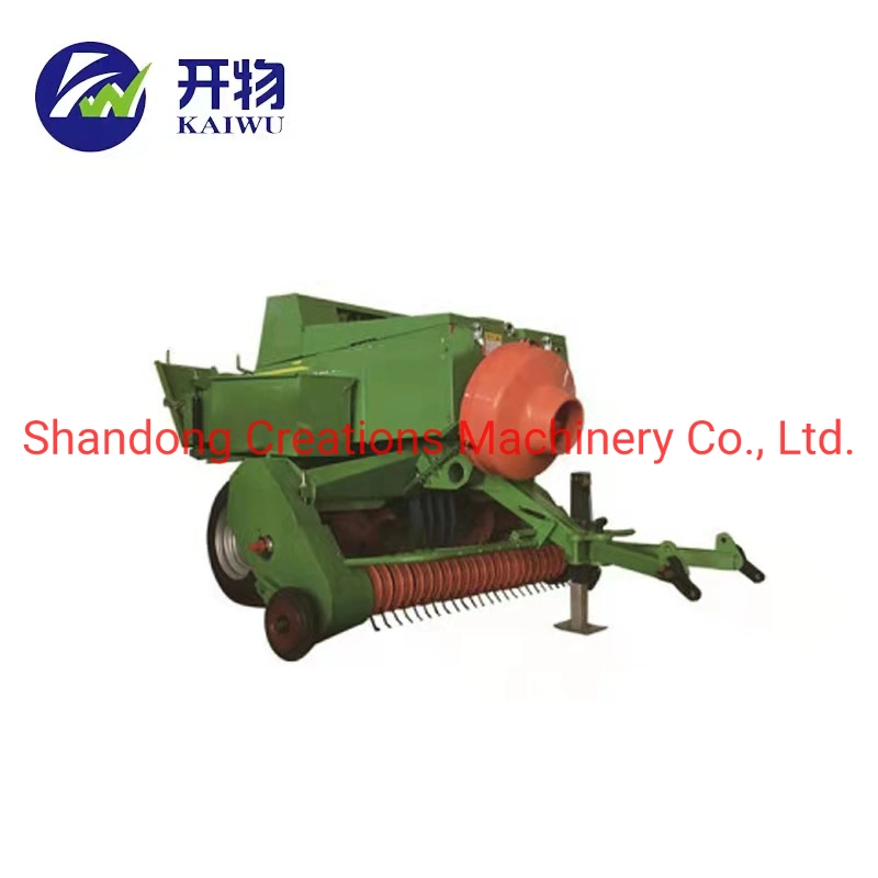 Cotton Straw Cutting and Crushing Square Bale Baler