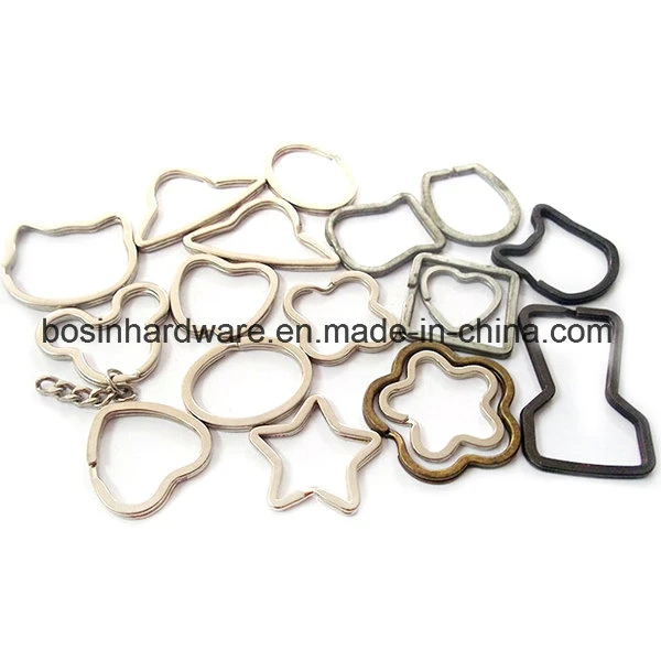 304 Stainless Steel Star Shape Key Ring