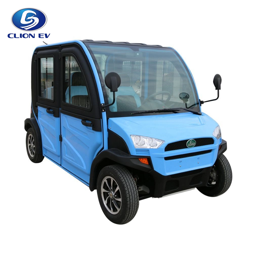 Leichte kleine elektrische 4-Sitzer Security Patrol / Scooter Utility Car mit 4 Türen