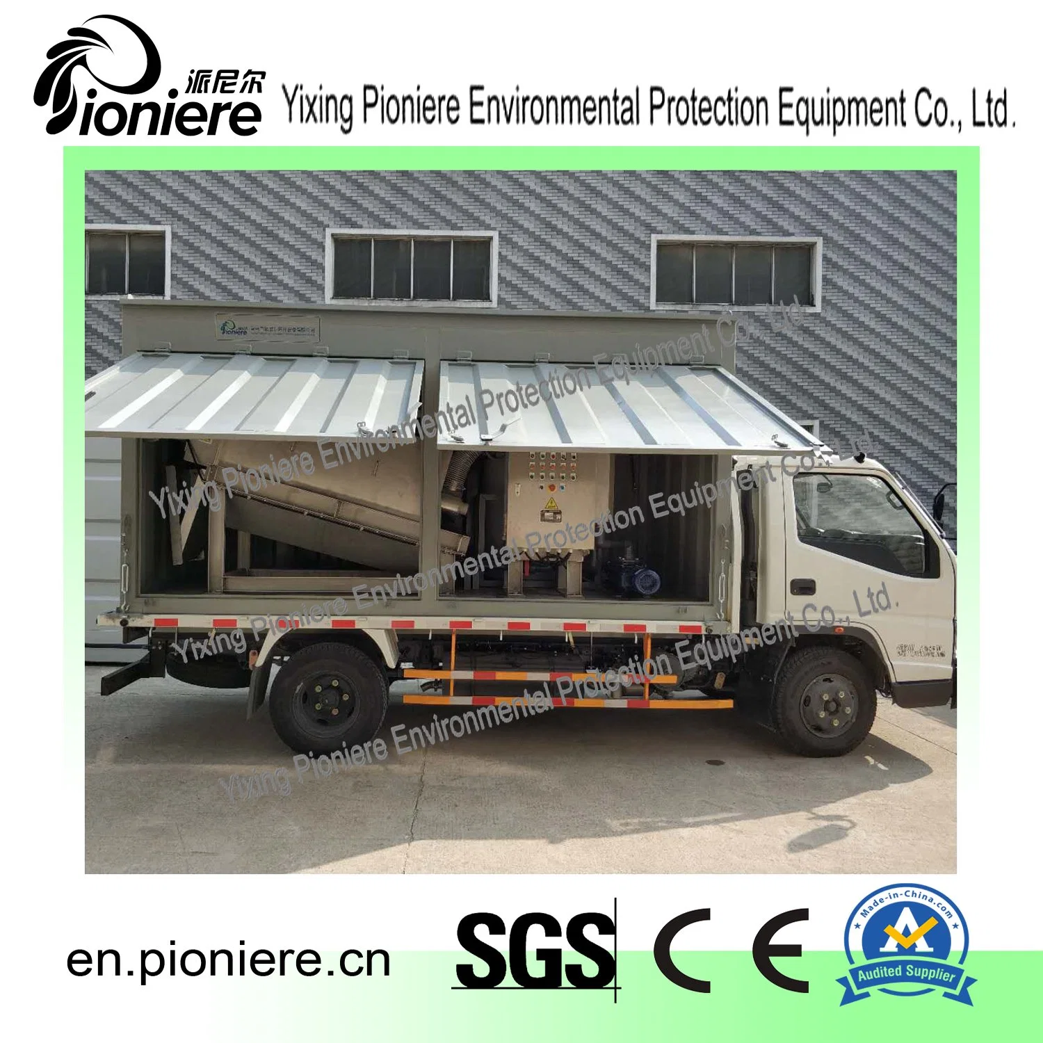 Container Screw Press Sludge Dewatering for Waste Water Treatment Plant