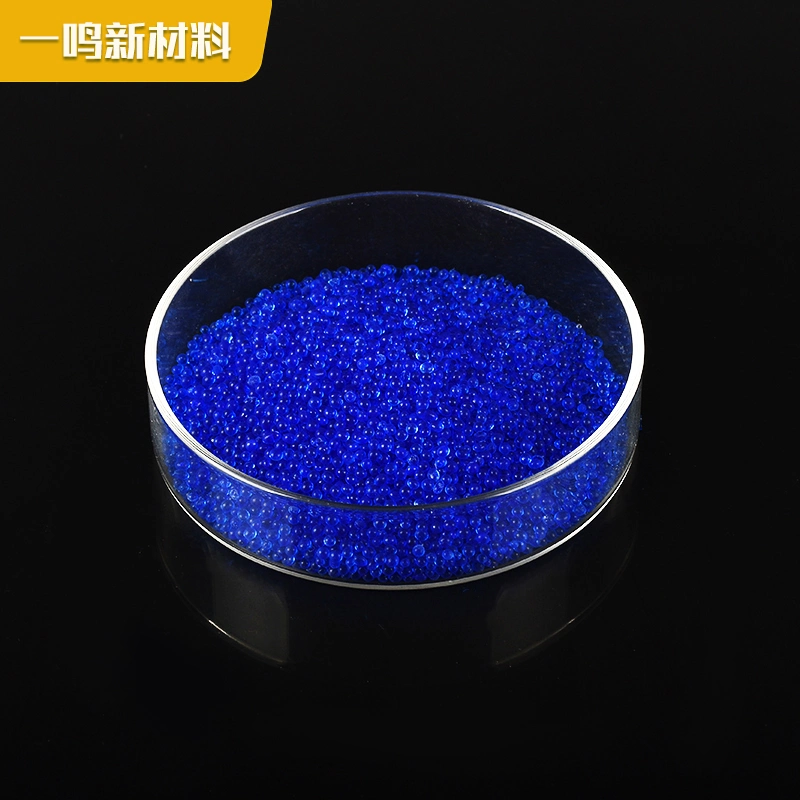 Gel de silice bleu déshydratant en billes de silice bleu avec cobalt Utilisé comme indicateur de couleur de couleur de bleu à rose vrac Alimentation