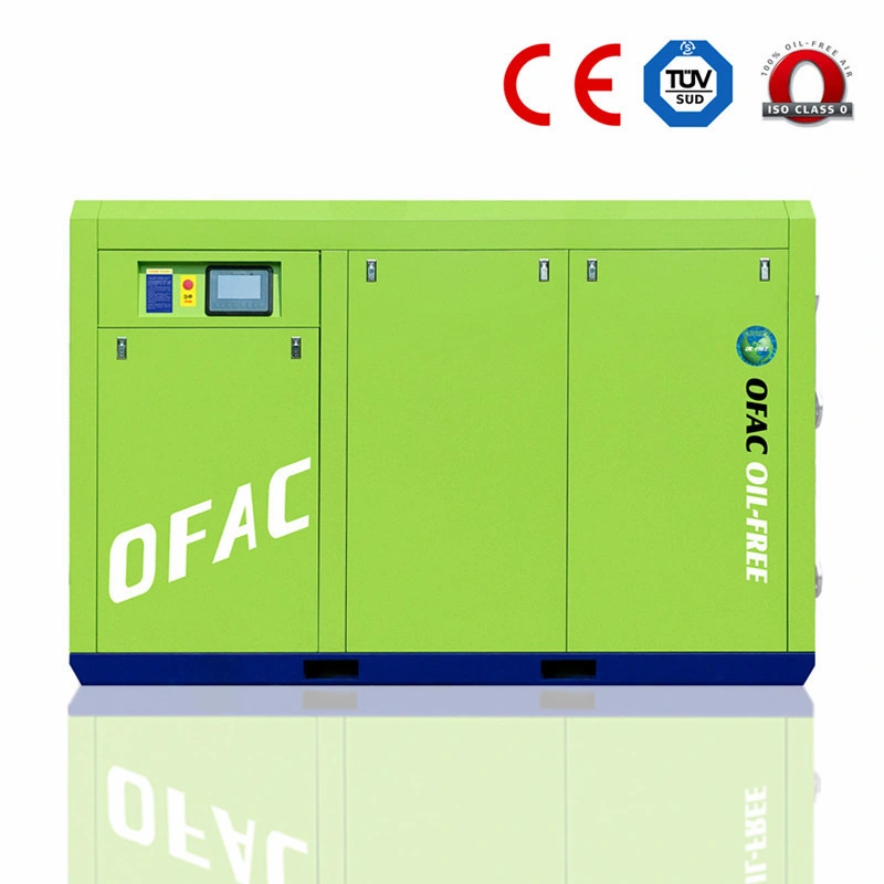 Oil-Free Integrated High Efficiency Screw and Piston Air Compressor Industrial Compressor Oil Less 6/8/10/12/16m^3/Min 40 Bar