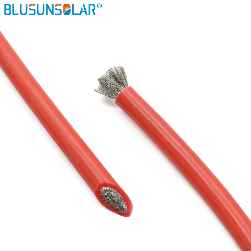 (Calibre 14 AWG) Super suave y flexible de caucho de silicona El Cable negro/rojo