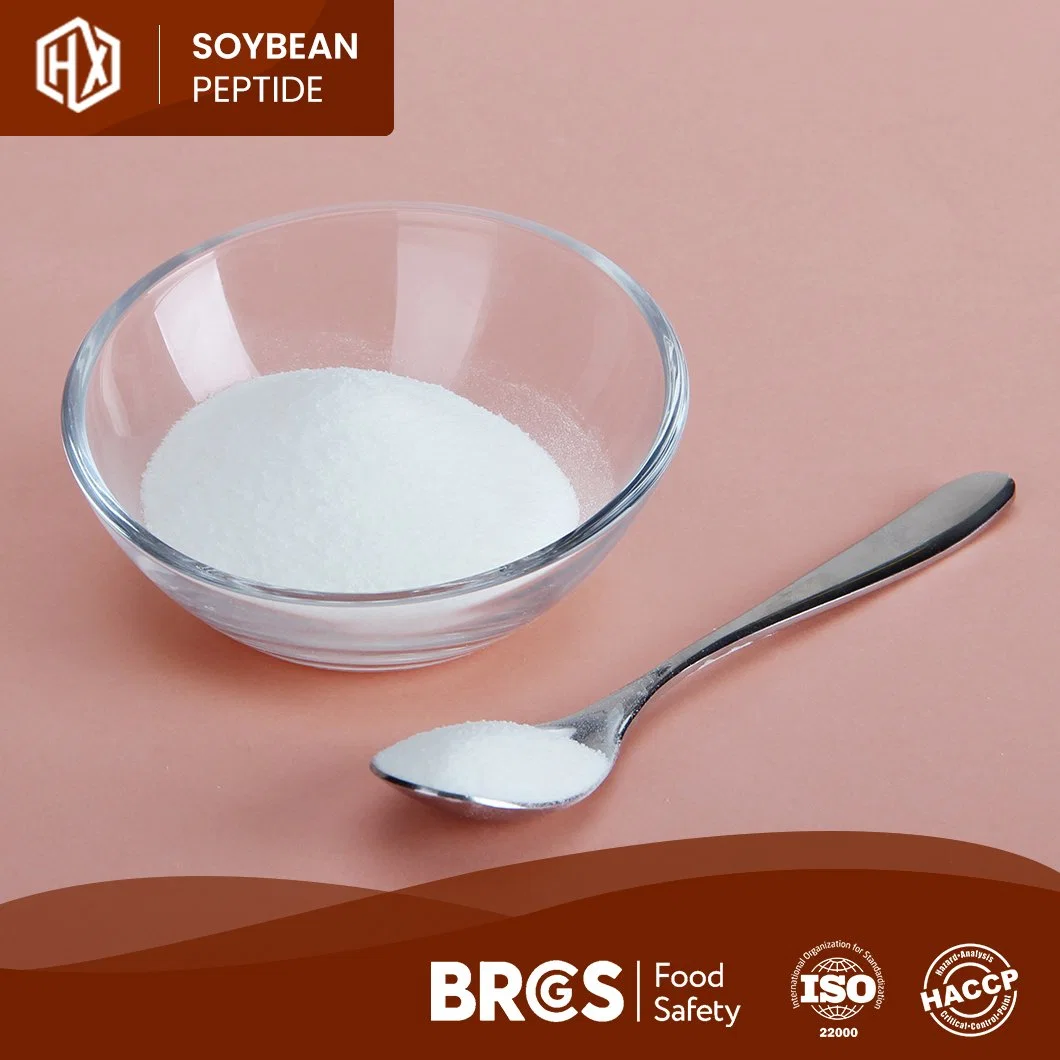 Haoxiang China High Purity Water Soluble Small Molecule Soy Peptide Wholesale Custom Bulk High Purity Soybean Peptide Powder in Immune and Anti-Fatigue