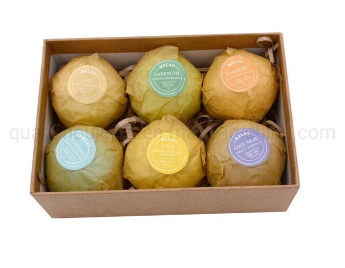 OEM Valentine Geschenk 360g Set gesunde aromatische Bad Bomb Salz Ball