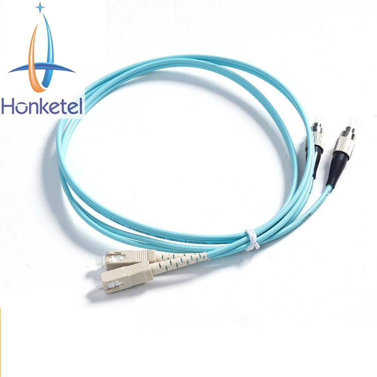 3 Meters Duplex Multimode Om3-150 Fiber Optical Cable Jumper Patchcord and Pigtail with LC Sc FC Connector