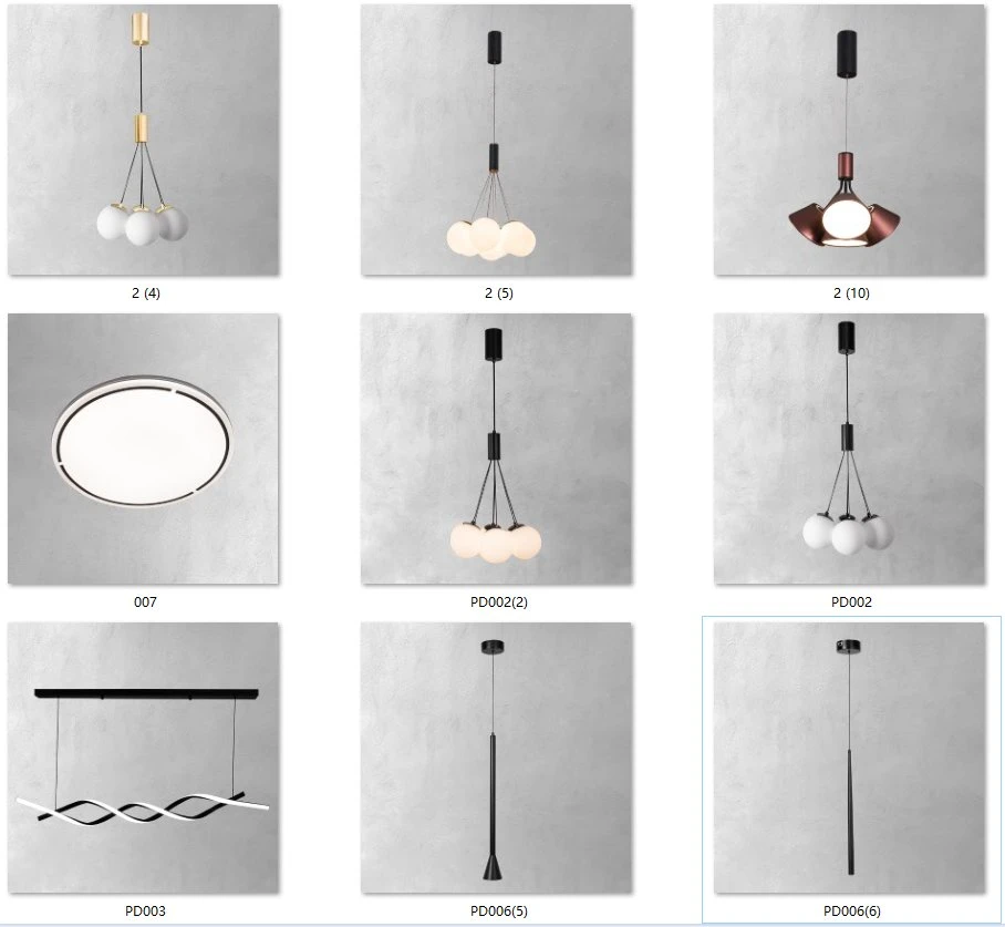 Pendelleuchte mit 7 Lampen für Innendekoration Beleuchtung