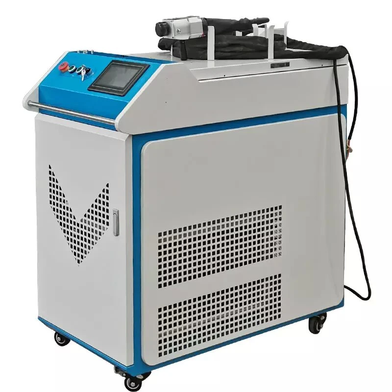 Máquina de limpeza a laser de 50 W, 150 W, 200 W, 300 W, para ferrugem Remoção/pintura/superfície de oxidação em moldes/navios/indústria petroquímica