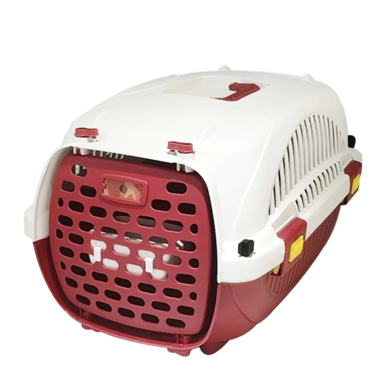 Low MOQ Airline Approved plástico para la venta Perro de mascotas grandes Portadoras de jaulas para mascotas Cat Air Travel Sky Kennel Carrier Cage