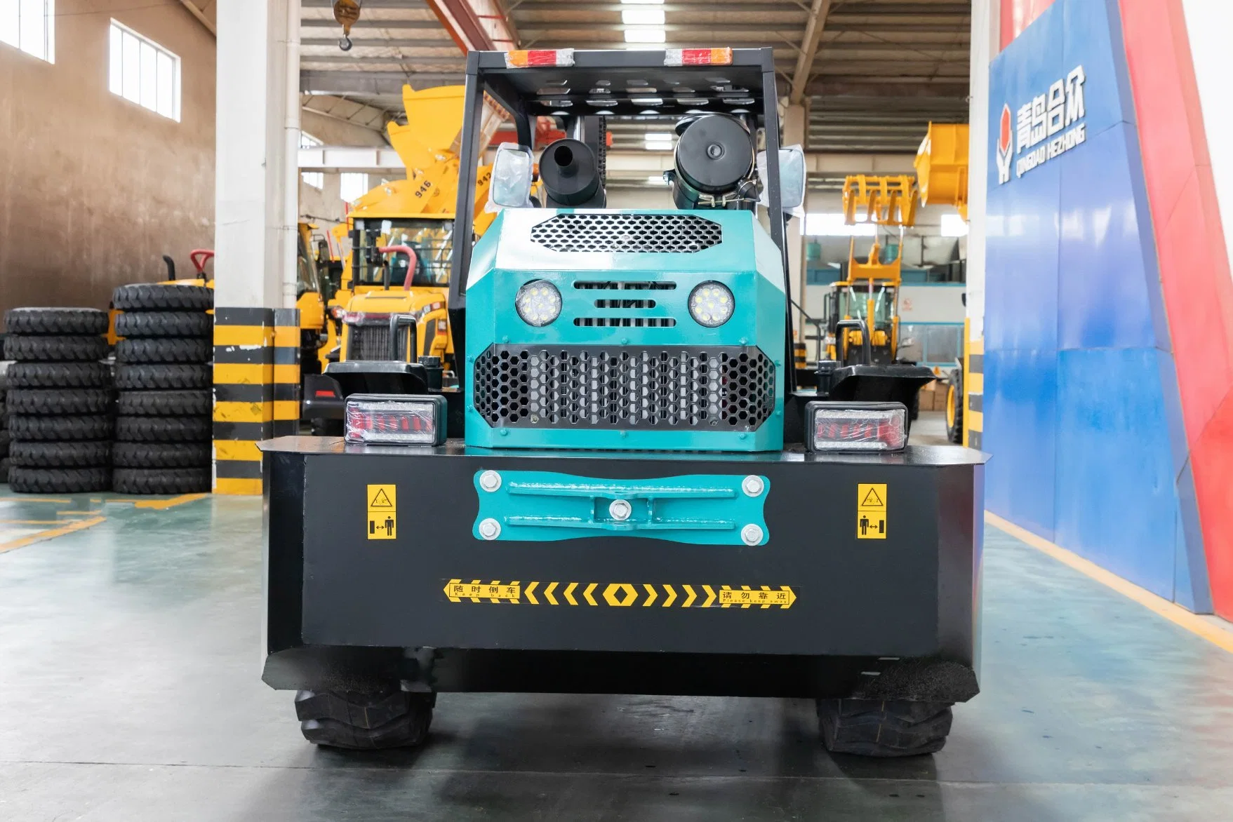 Contrepoids mécanique automatique diesel tout terrain de 3 tonnes Chariot élévateur