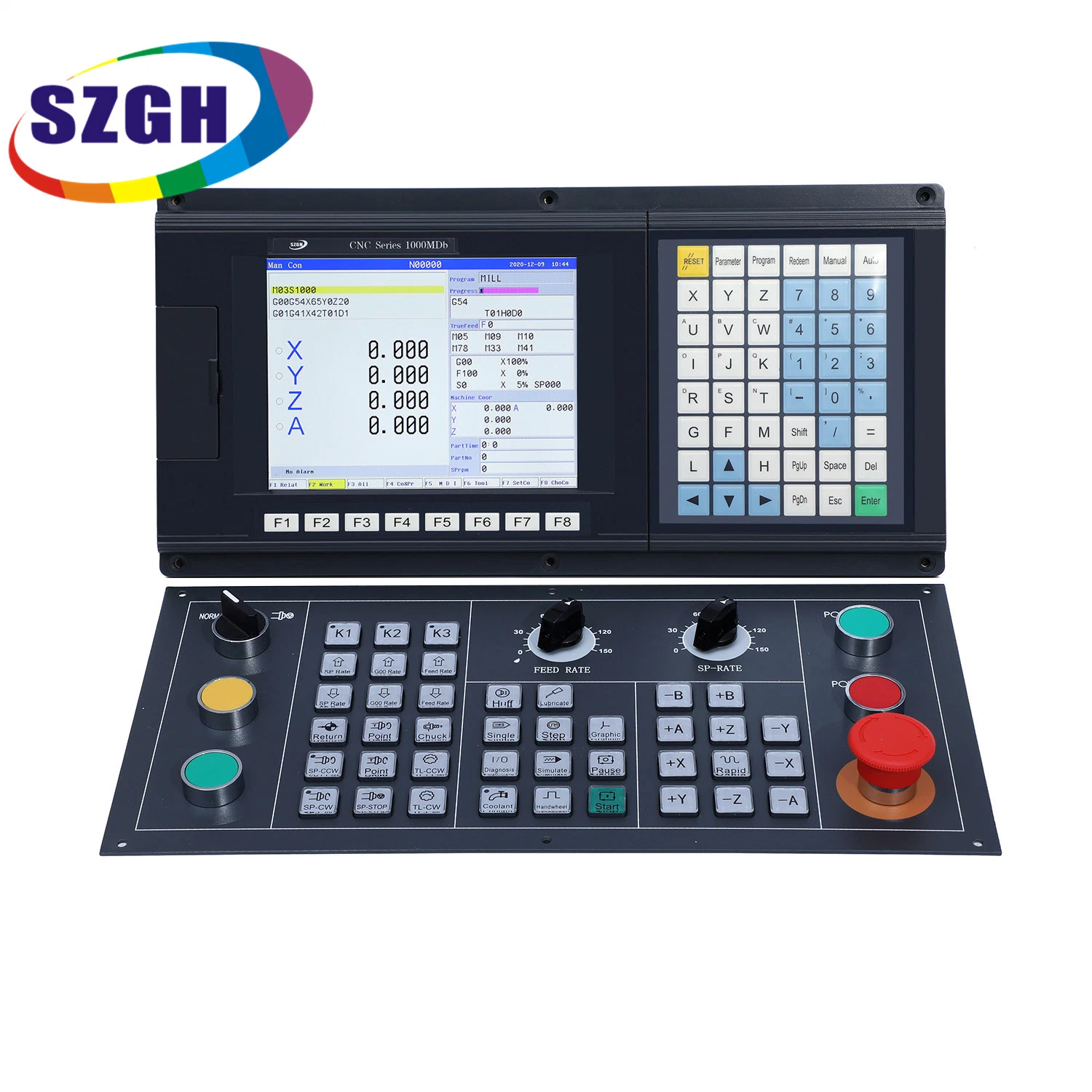 Controlador de la CNC 5 EJES Szgh la pantalla grande de fresado CNC Especial Kit de automatización de la cabeza de la molienda/máquina de corte y plegado