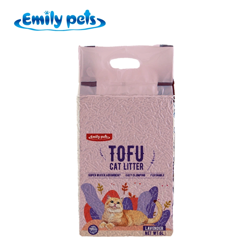 Quality Economical Super Fast Moisture Absorption Flavor Strip Tofu Cat Litter Strong Clumping Clay Cat Sand OEM ODM Cat Litter Factory Natural