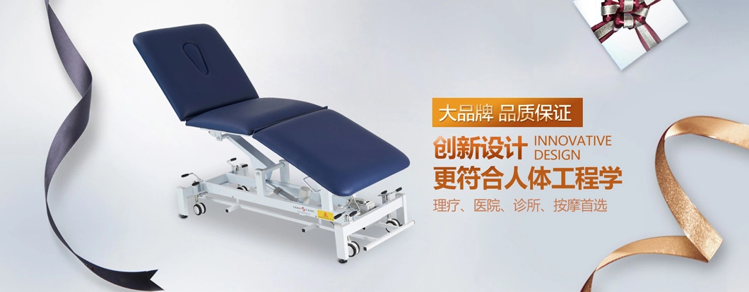 Cy-C108f Multifunctional Leisusre Treatment Chiropractic Beauty Furniture Salon Table Massage Bed with Footbar System