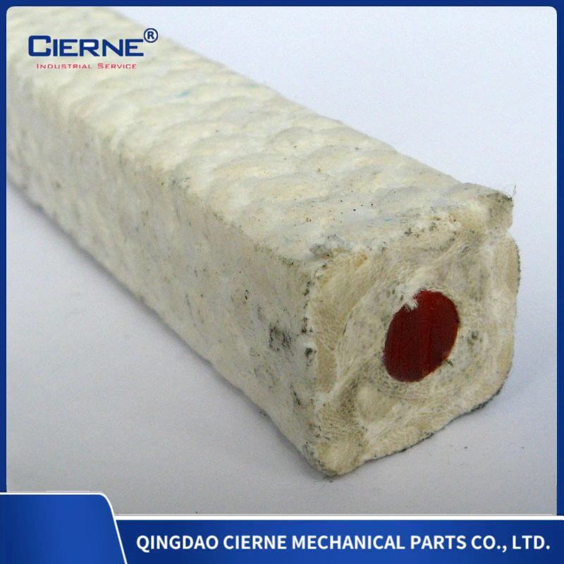 White Braided PTFE Gland Packing with Oil Material for Pump Seal