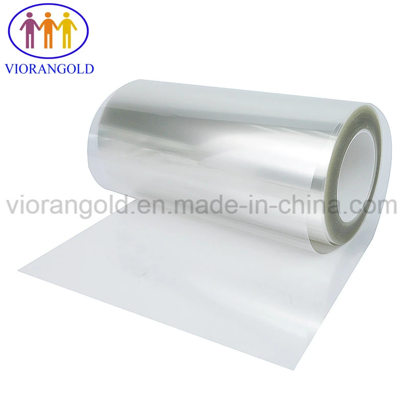 25UM/36UM/50UM/75UM/100UM/125UM transparentes/bleu/rouge Version Pet Film pour doublure en mousse