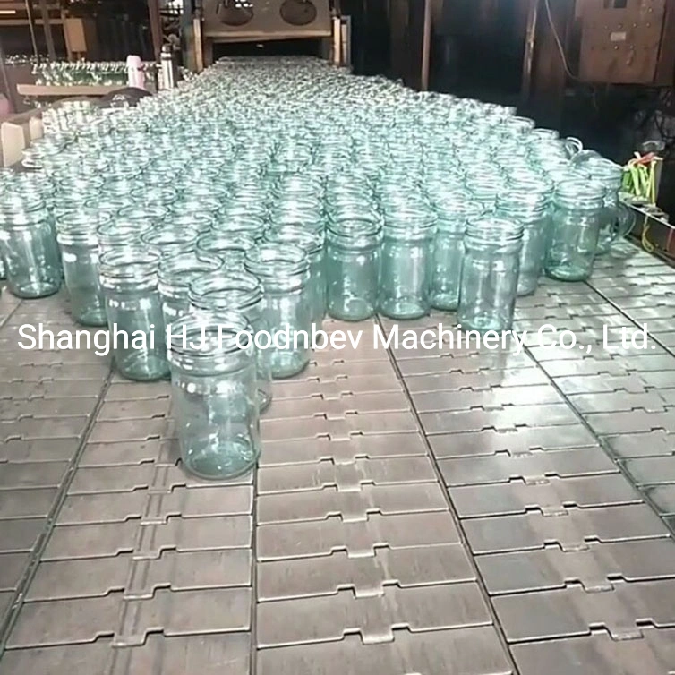 Water Pet Glass Bottle Filling Chain Transfer Belt System Conveyor with Lubrication System and Cable Groove