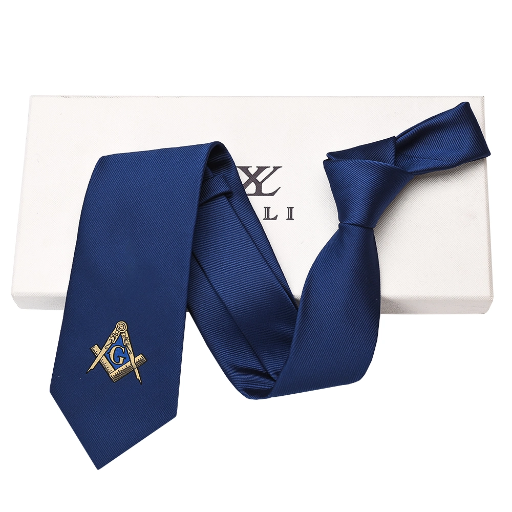 Fabricante personalizable Mayorista/Proveedor OEM Emblem China Mens Silk Brand Masonic Regalia Ties