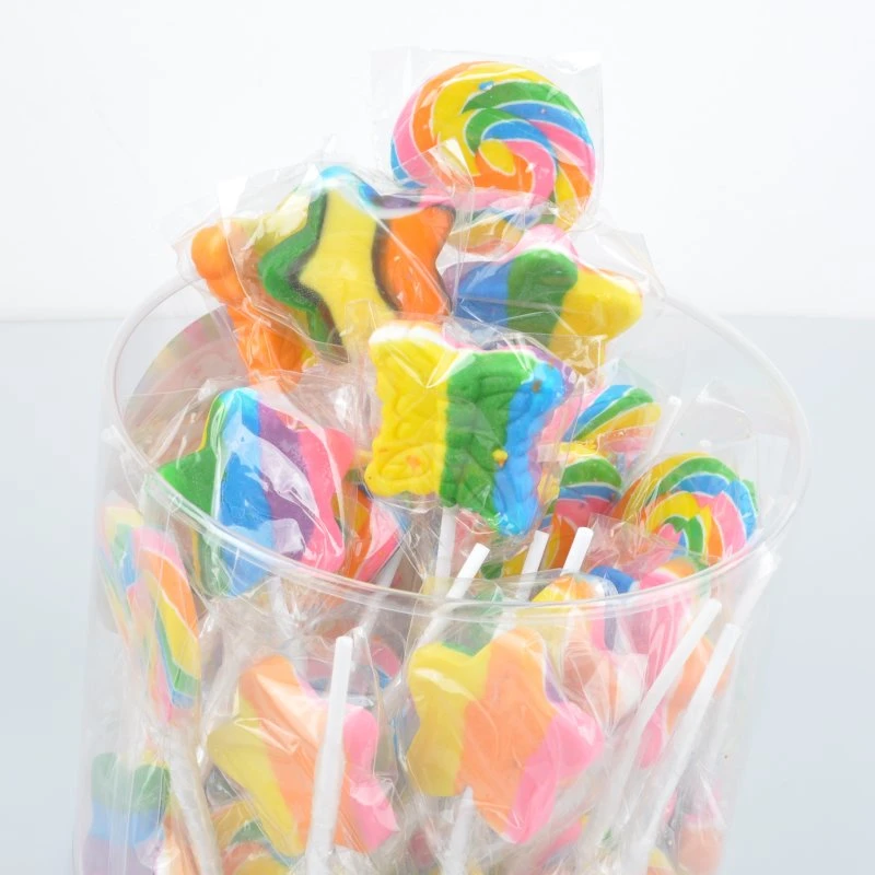 Rainbow Lollipop Is a Wedding Gift Children's Favorite Butterfly Heart Shape Candy