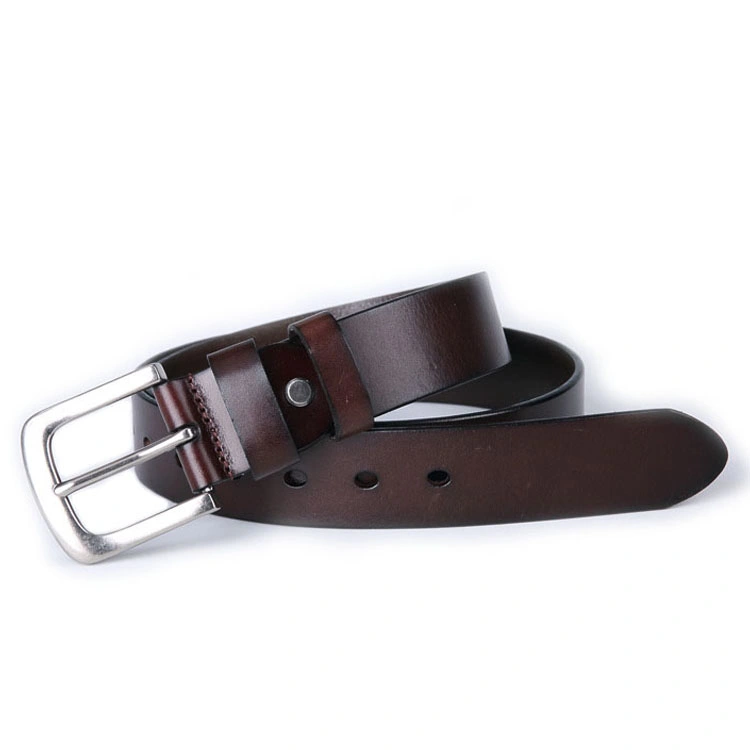 Factory OEM Design Cheap Price Mens Designer Brown Leather Belts