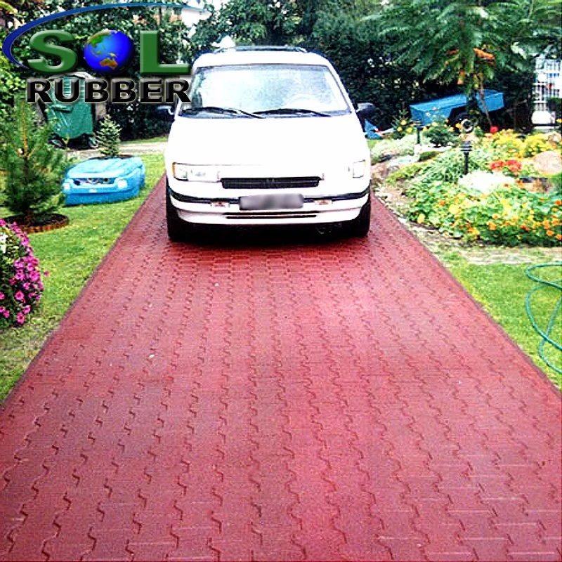 Racecourse Horse Paths Dog Bone Outdoor Rubber Paver