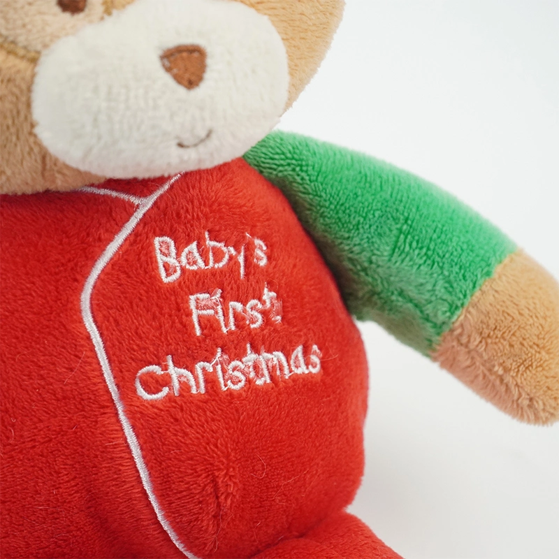 Baby Safe 20cm adorable peluche de juguete animal de peluche Plush personalizado Oso de Navidad