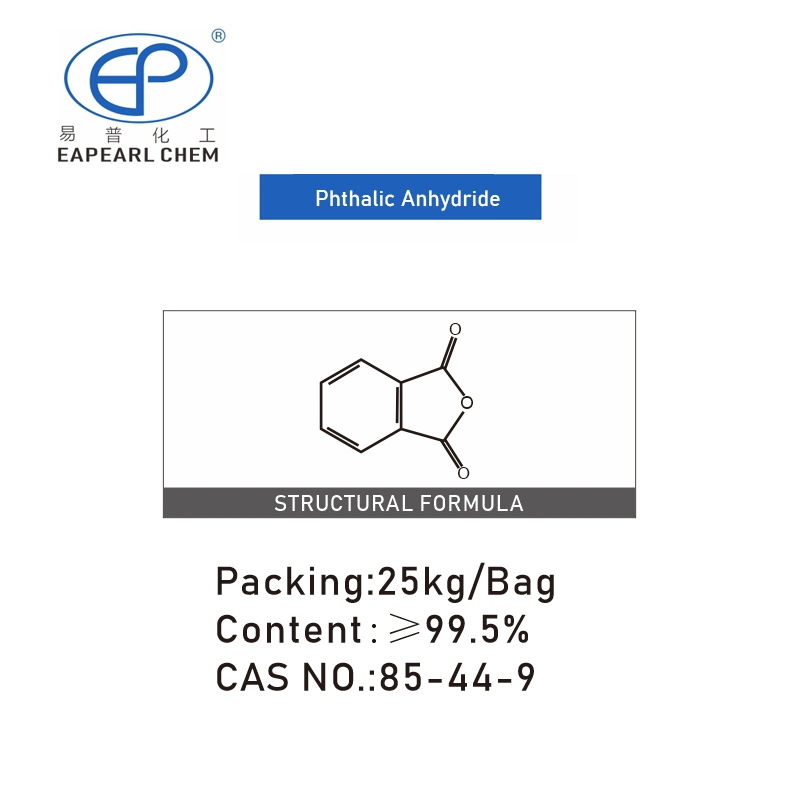 Anhydride phtalique de qualité industrielle 25 kg/sac 99.5% mélanger l'anhydride phtalique pour Vente