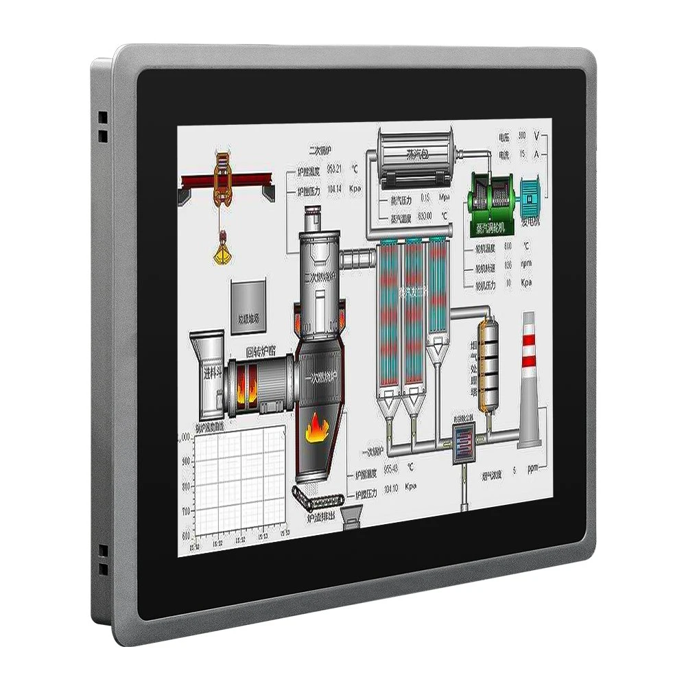 12 Inch New IP65 Waterproof Industrial Tablet Touch Screens 2*RJ45 All in One Industrial Panel PC