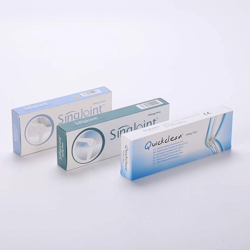 Singjoint Distributor Wholesale/Suppliers Medical Sodium Hyaluronate Gel Hyaluronsäure Intra-Artikular Injektion für Knie Orthopädisch