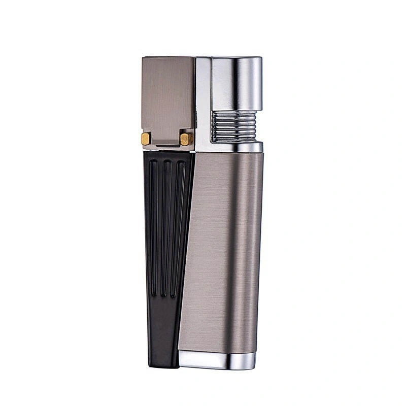 2-in-1 Metal Lighter Pipe Foldable Lighter Pipe Open Flame Multifunction