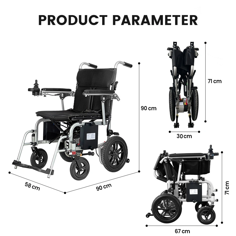 Ksm-509 Kaufen Tragbarer Leichter Nur 16,5 Kg Faltbarer Elektrischer Rollstuhl Smart Drive Medicare Wheel Chair für Behinderte