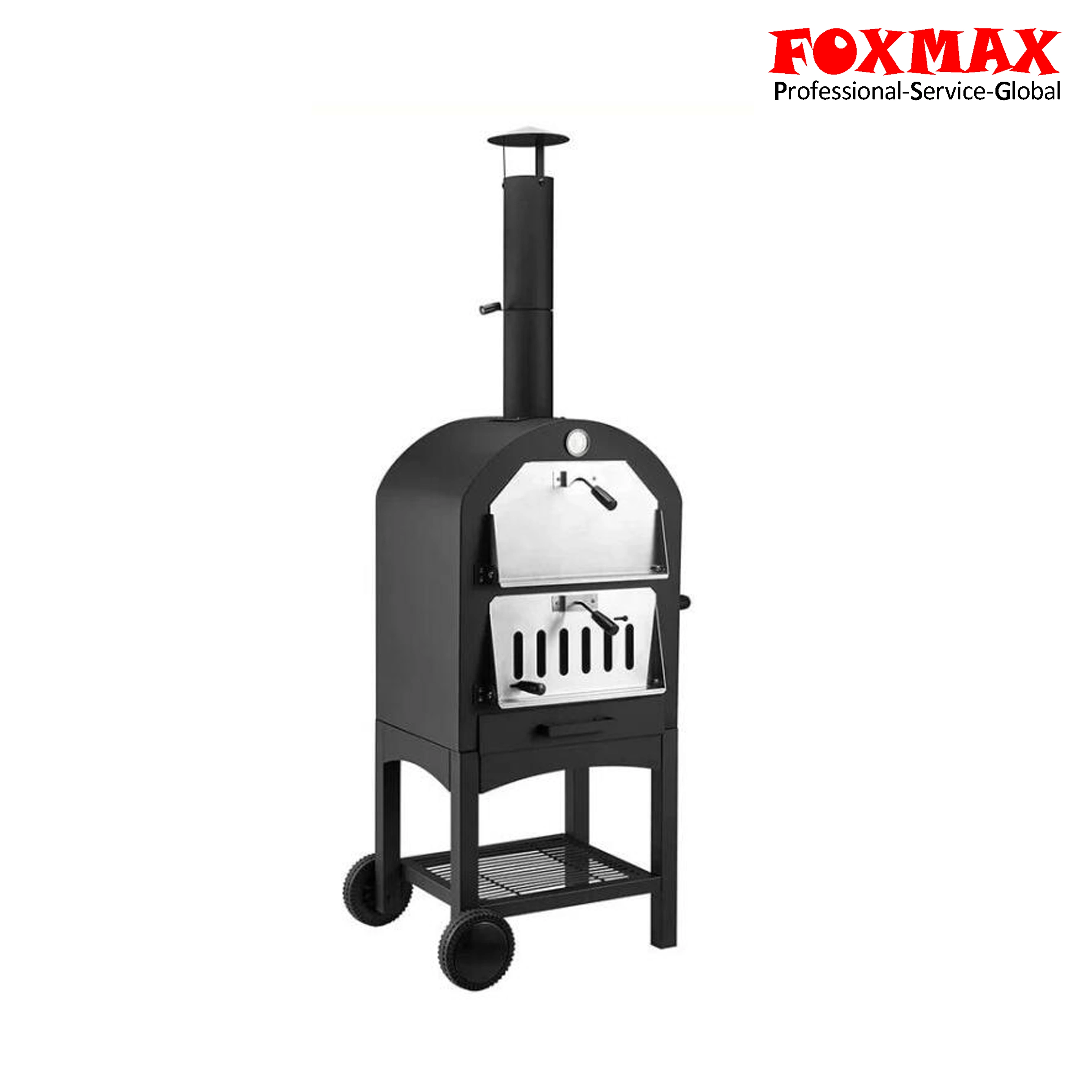 High quality/High cost performance  Pizza Oven Charcoal BBQ Grill Smoker 3 in 1 with Pizza Stone (FX-BQ01)