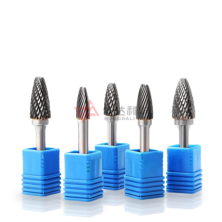 Series Sh Flame Shape Carbide Burs with Double Cutter