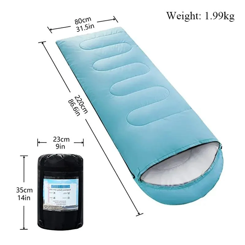 Outdoor Lightweight Portable Spliced Emergency Waterproof Sleepingbag Camping for Adults